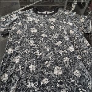 Lululemon Floral Black and White Women's All Yours Tee